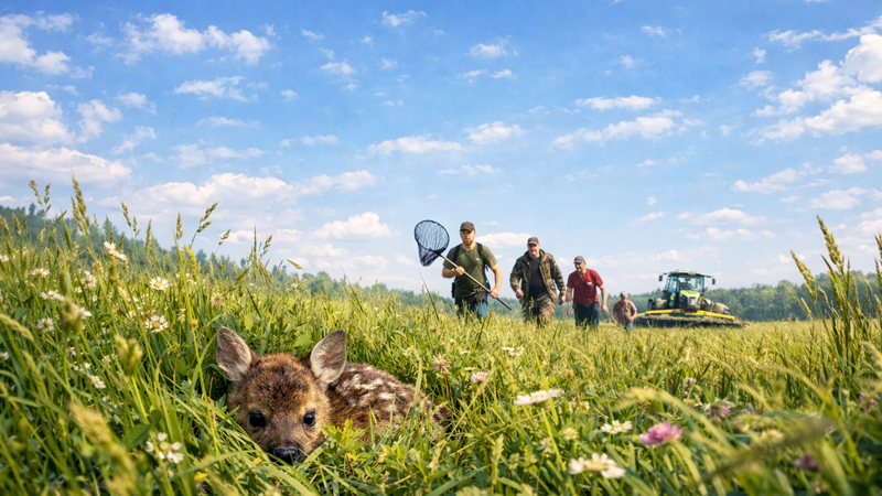 Die Kitzrettersaison startet…
